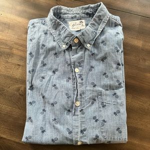BONOBOS Pineapple Button Down XXL